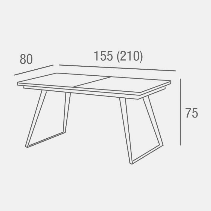 MESA COMEDOR MOD. SACHA - Imagen 7