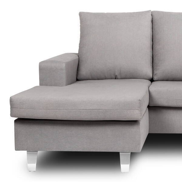 CHAISELONGUE MOD. IBIZA TELA C/ GRIS - Imagen 6