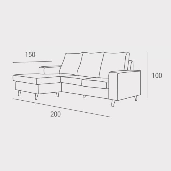 CHAISELONGUE MOD. IBIZA TELA C/ GRIS - Imagen 12