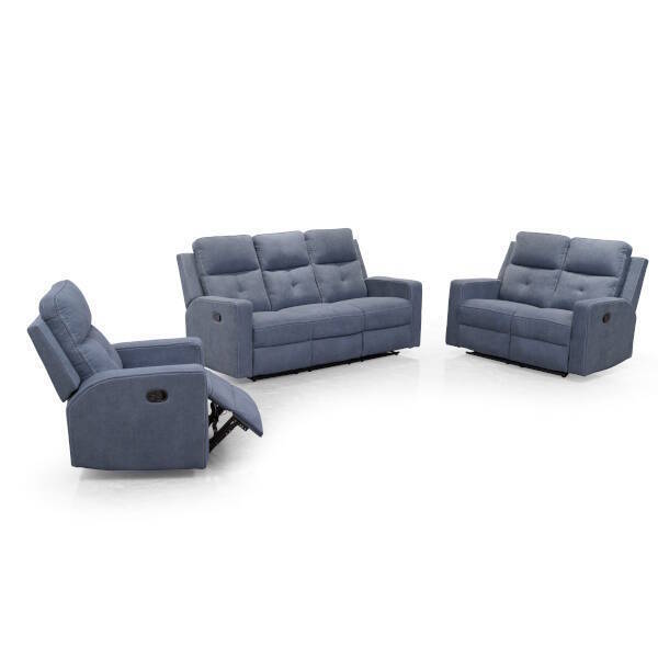 SILLON MOD. ENEKO RELAX MANUAL C/ GRIS - Imagen 2