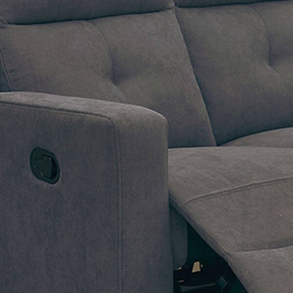 SOFA 2 PL. MOD. ENEKO RELAX MANUAL C/ MARRON OSCURO - Imagen 2