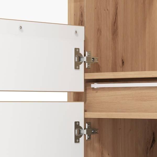 VITRINA 2P MOD. MOLISE BLANCO/ROBLE ARTISAN - Imagen 4