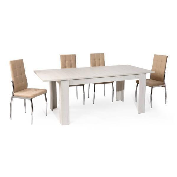 MESA COMEDOR MOD. BELEN C/ ROBLE BLANCO EXT. - Imagen 6