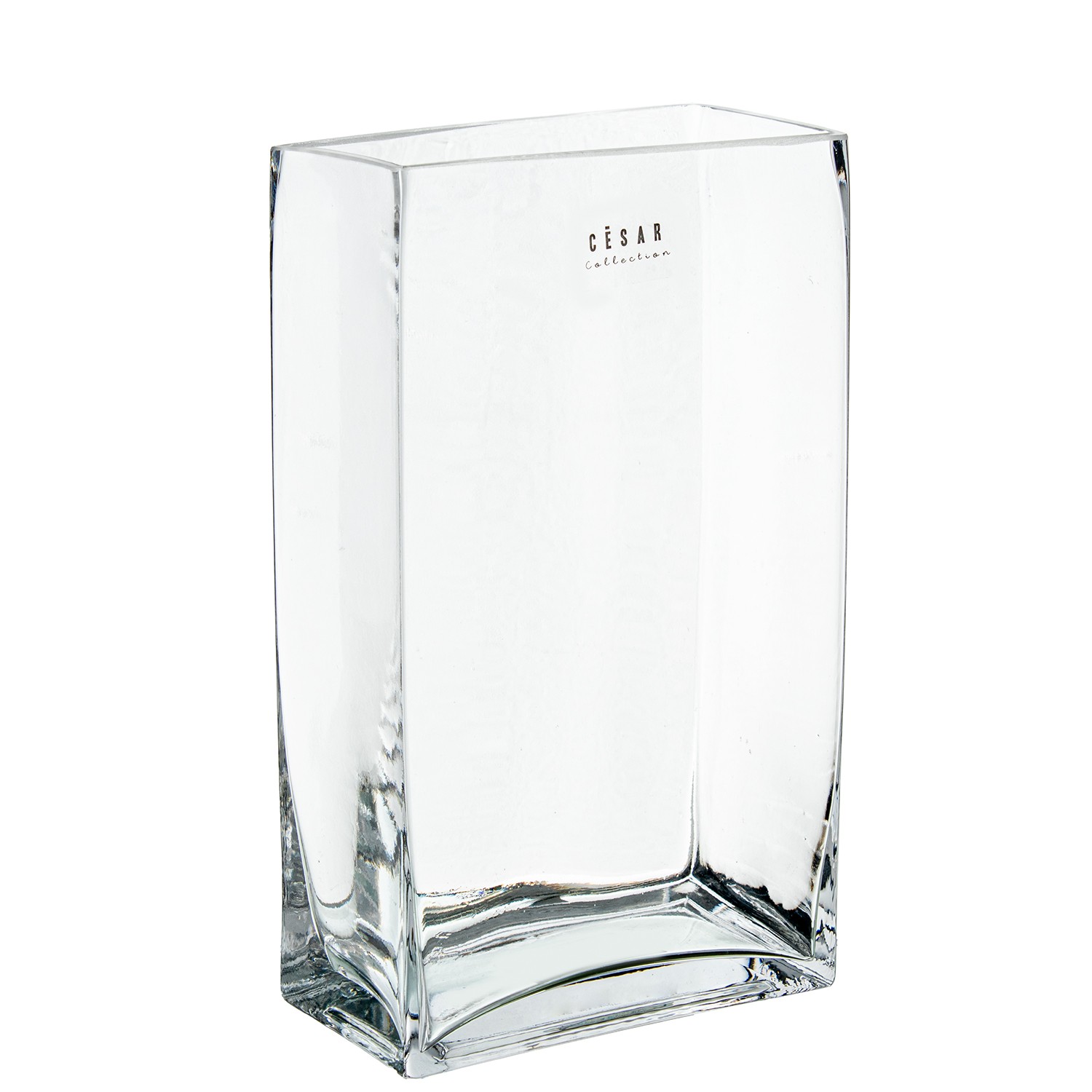 JARRÓN CRISTAL TRANSPARENTE