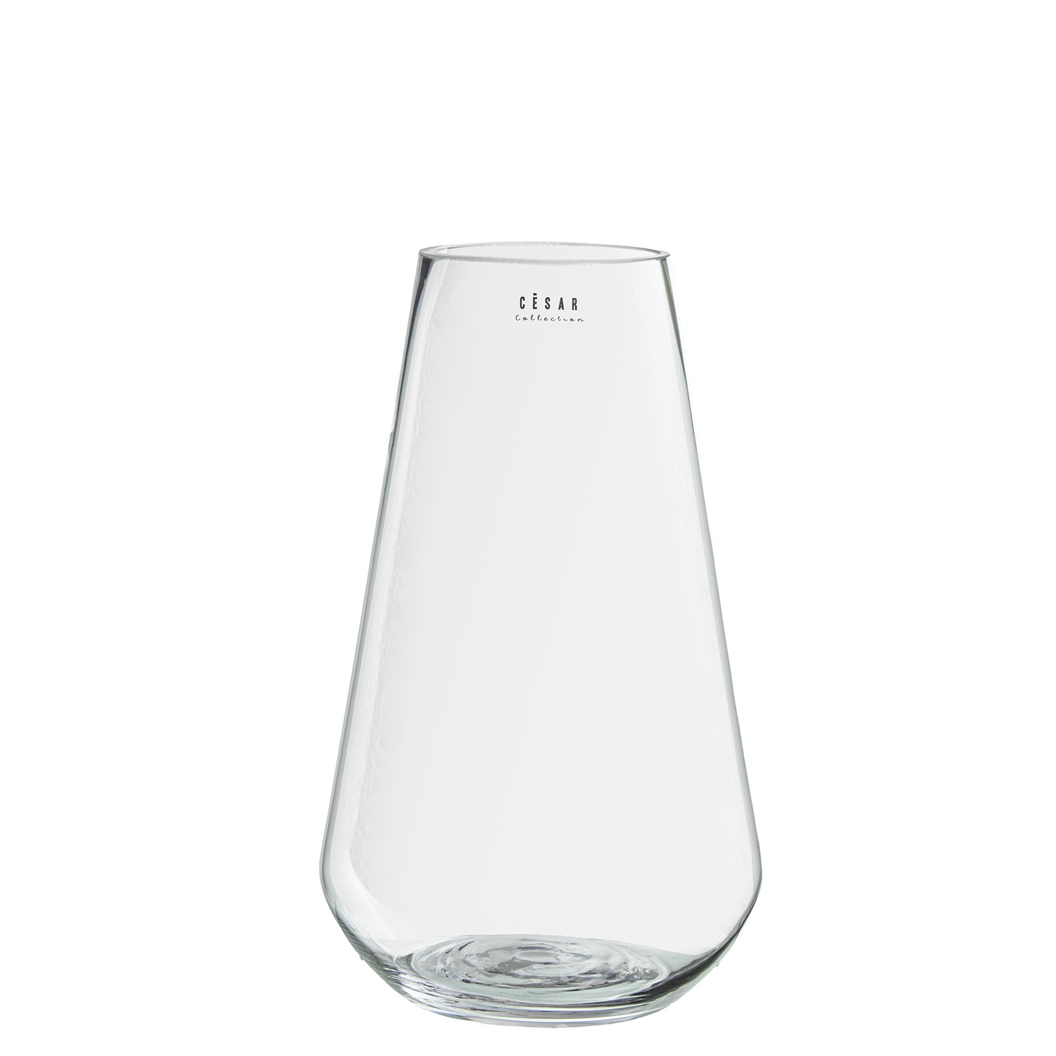 JARRÓN CRISTAL TRANSPARENTE
