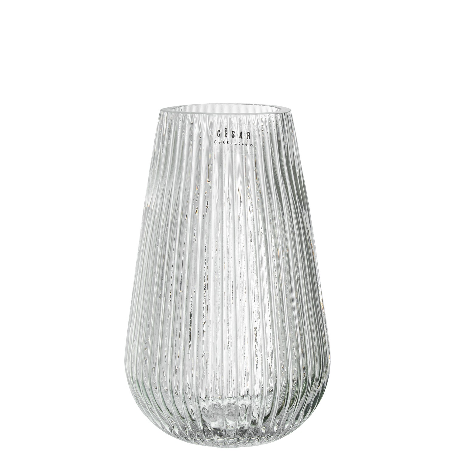 JARRÓN CRISTAL TRANSPARENTE ON