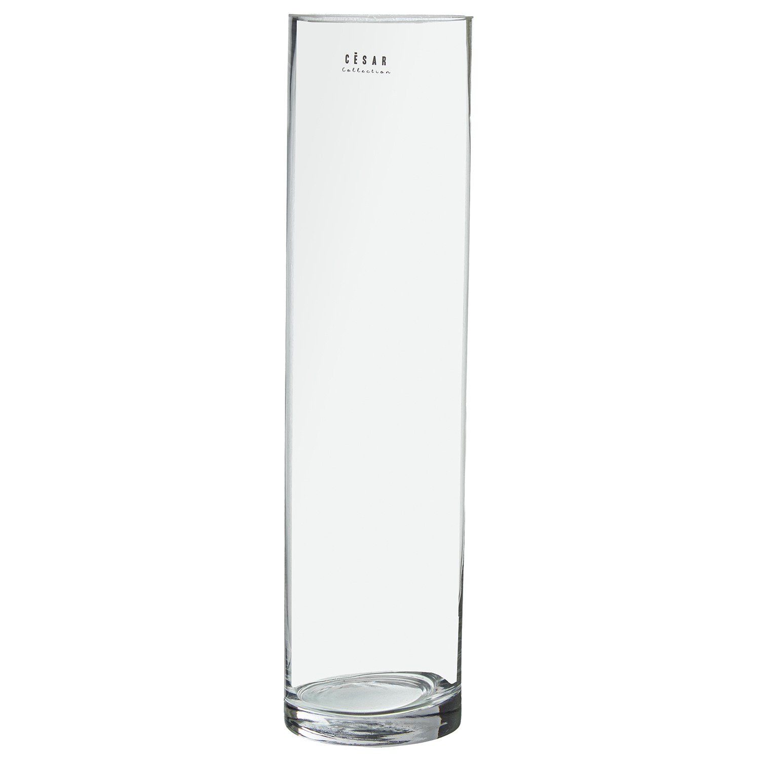 JARRÓN CRISTAL TRANSPARENTE CILINDRO