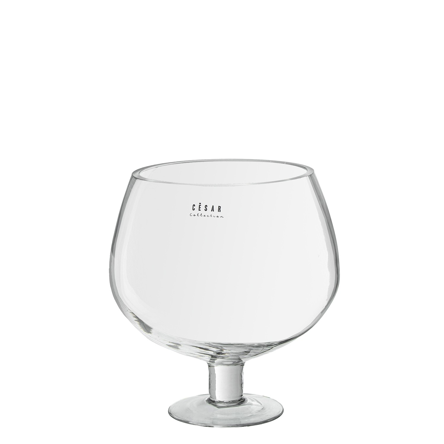 JARRÓN CRISTAL TRANSPARENTE C/