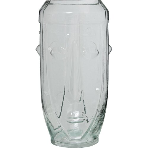 JARRÓN CRISTAL ROSTRO TRANSPARLIEVE