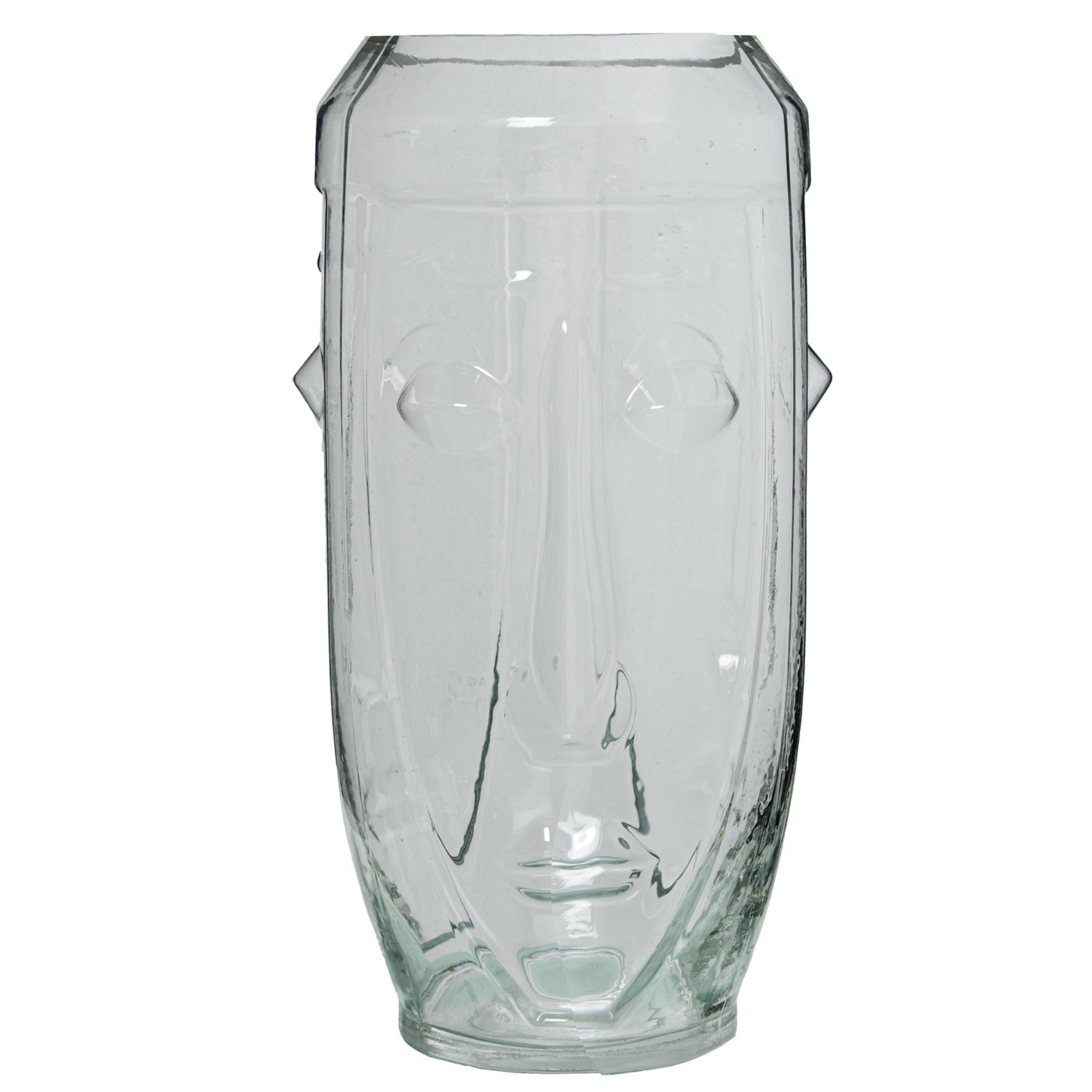 JARRÓN CRISTAL ROSTRO TRANSPARLIEVE