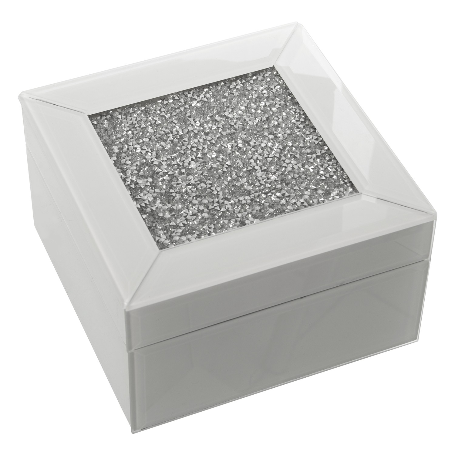 JOYERO CRISTAL BLANCO C/BRILLA C/BRILLANTES
