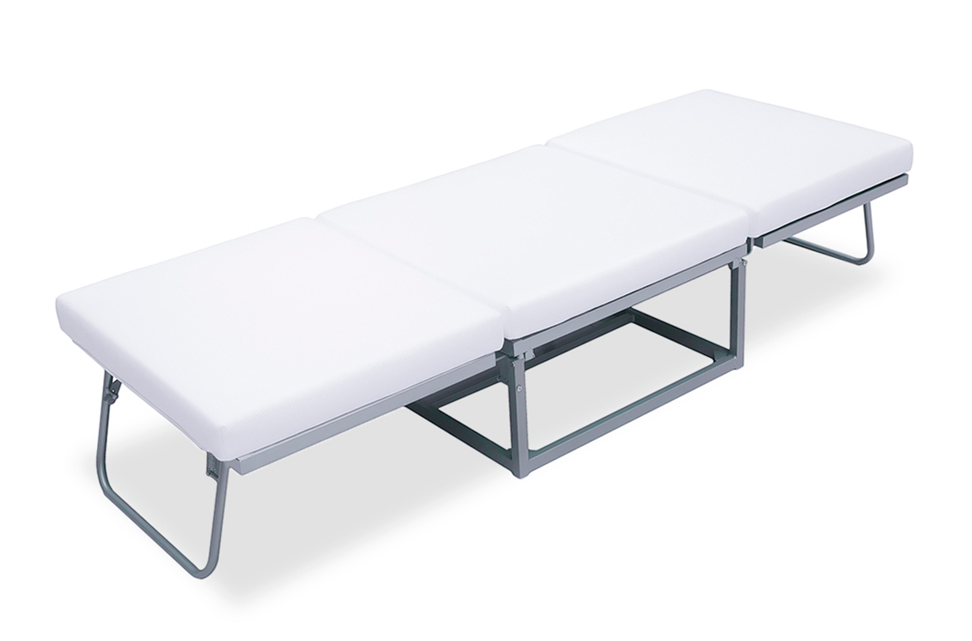 PUF 70 x 70 CM CONVERTIBLE EN CAMA 70 x 195 CM CON FUNDA COLOR GRIS. - Imagen 5