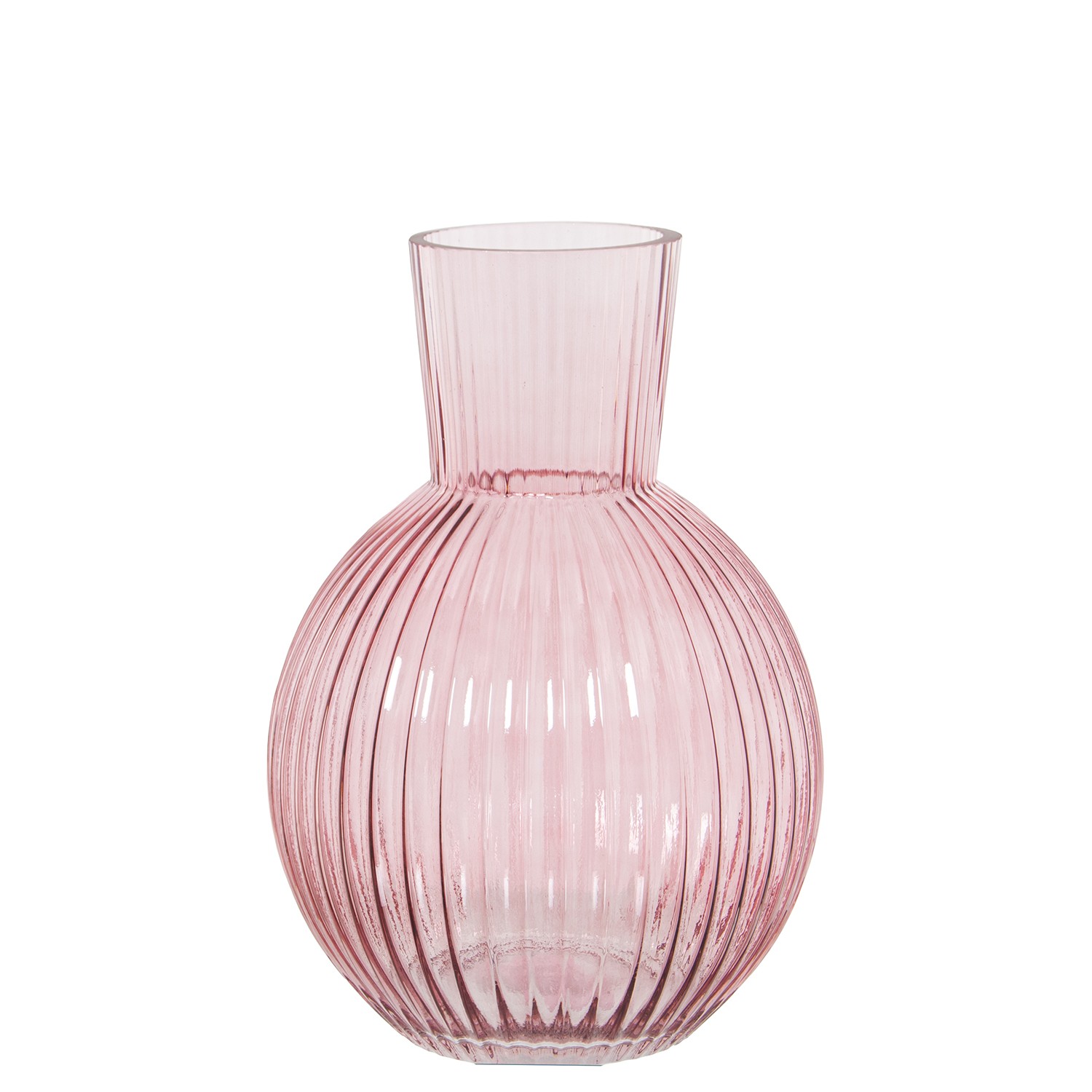 JARRÓN CRISTAL ROSA
