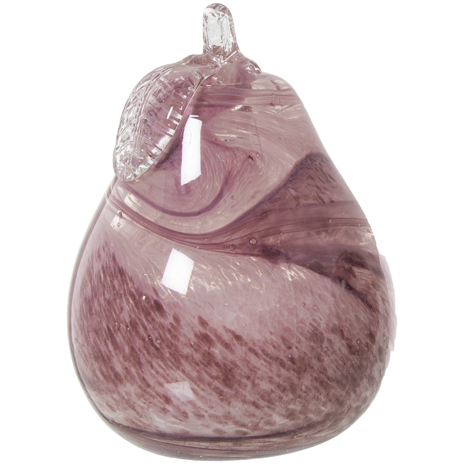 FIGURA PERA CRISTAL ROSA TIERRERRA