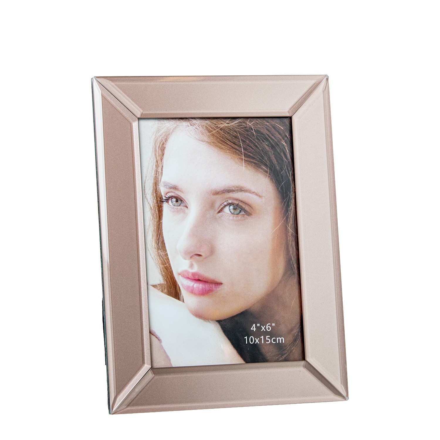 PORTAFOTOS CRISTAL 10X15CM.ENA MADERA DM
