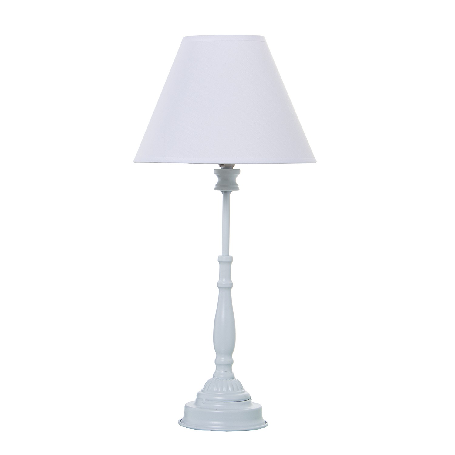 LÁMPARA SOBREMESA METAL BLANCO+92263, 1XE14, MAX.40W NO INCL