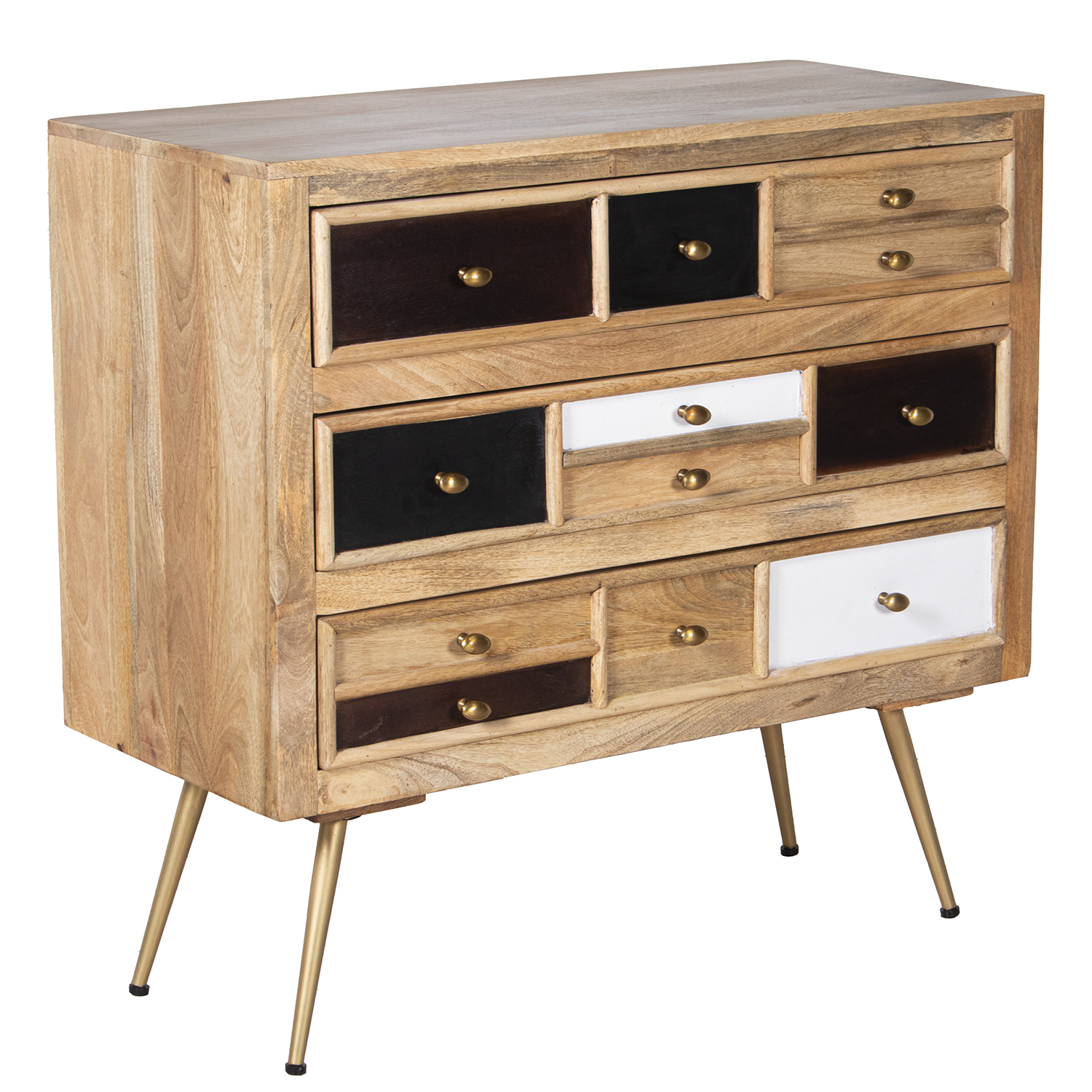 MUEBLE ENTRADA MADERA MANGO C/L CON AROMA