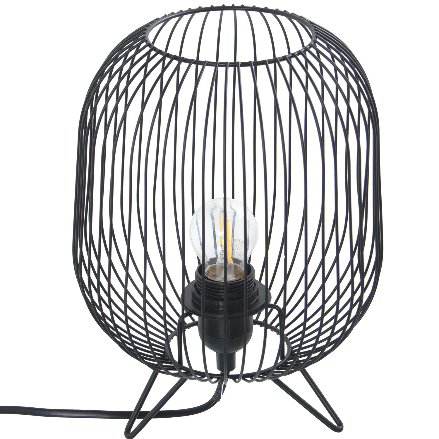 LÁMPARA SOBREMESA METAL NEGRO97, 1XE27 MAX40W NO INCLUIDA