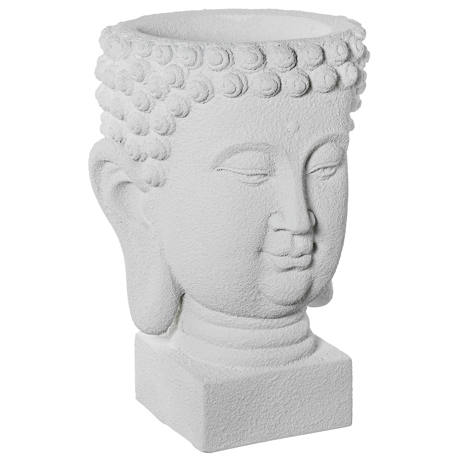 MACETERO BUDA RESINA BLANCO GR