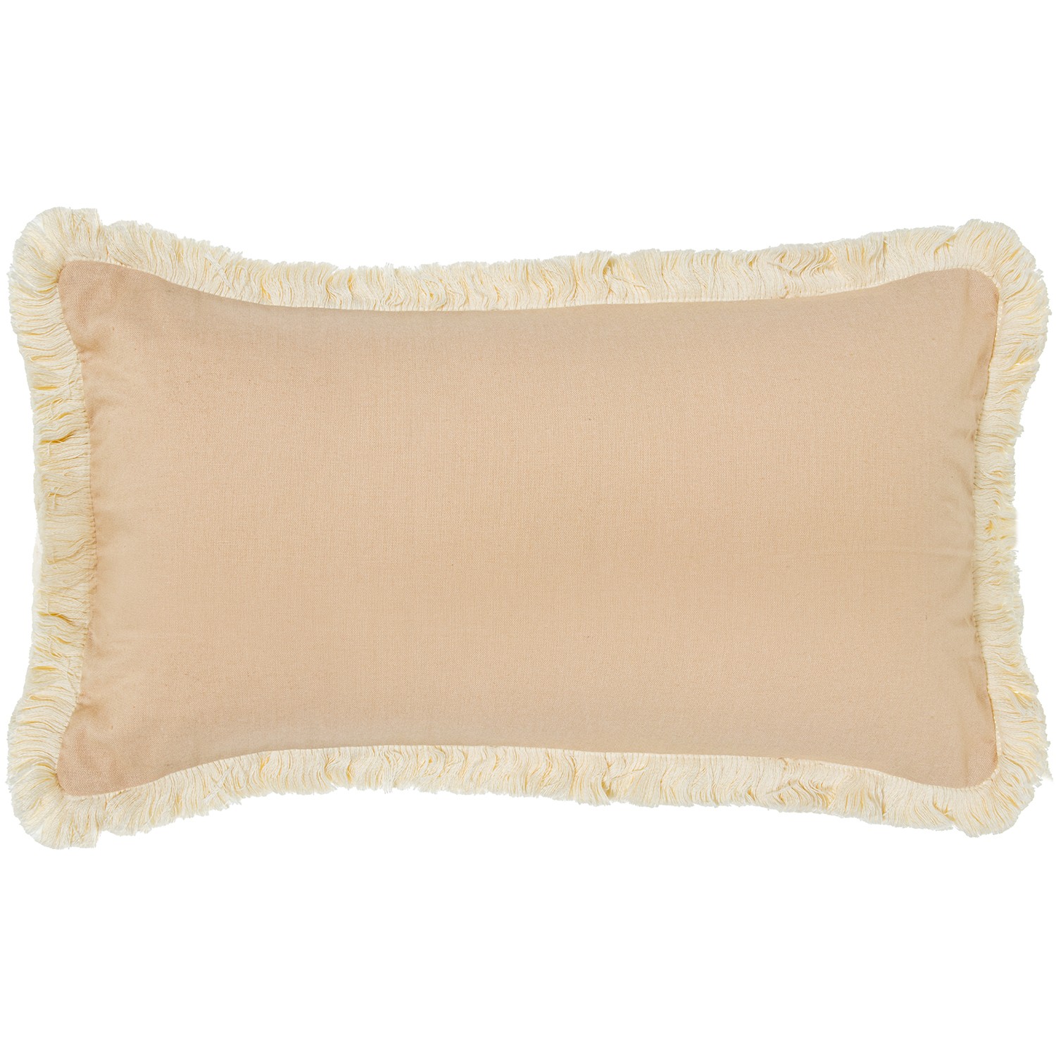 COJÍN 50X30CM CREMA 35% POLIÉSTER 35% ALGODÓN 30% LINO