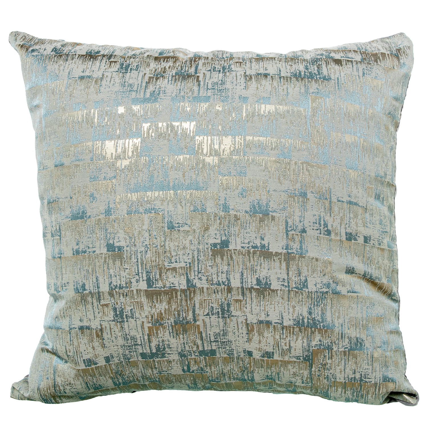 COJÍN 43X43CM CELESTE 100% POL100% POLIÉSTER