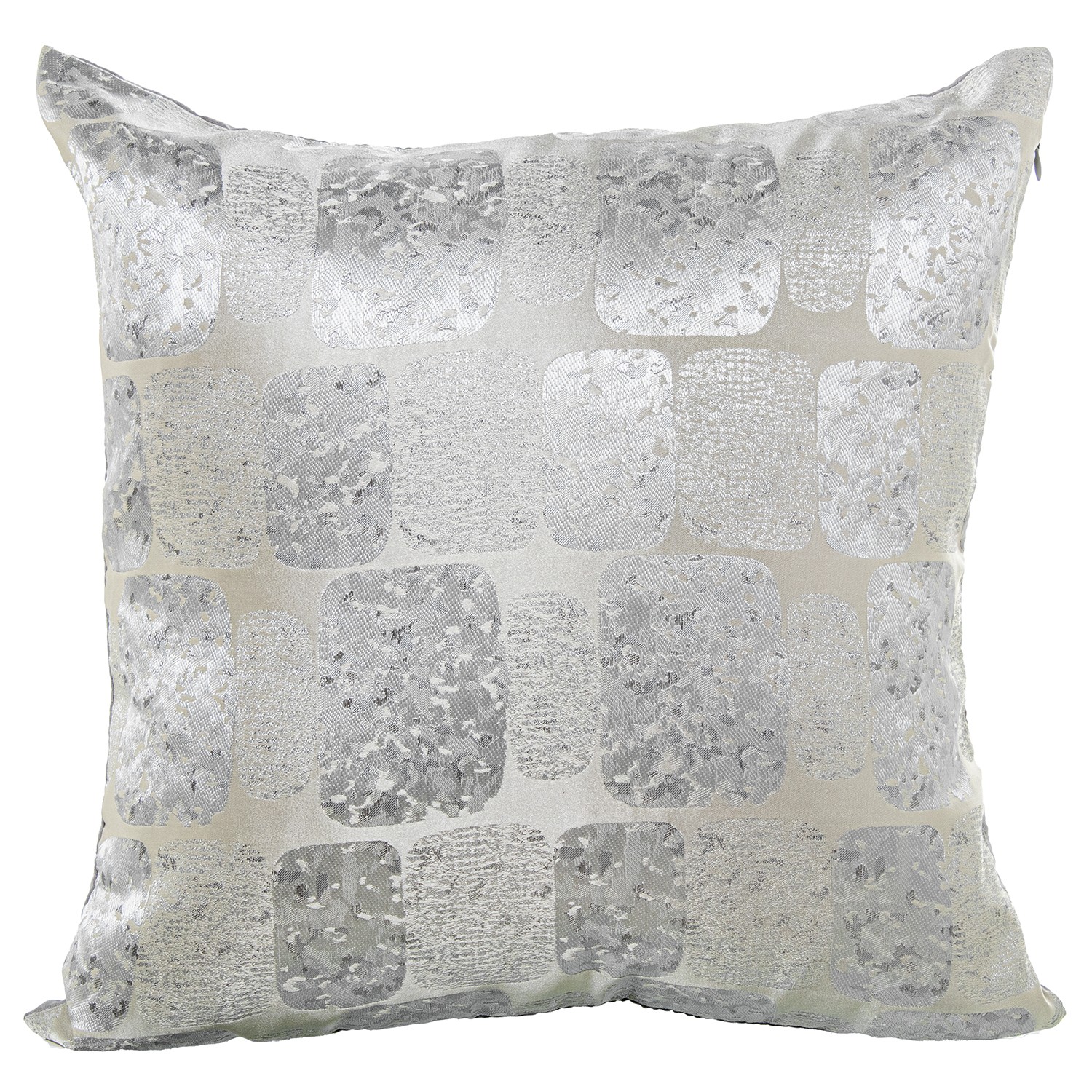 COJÍN 45X45CM GRIS 100% POLIÉS100% POLIÉSTER