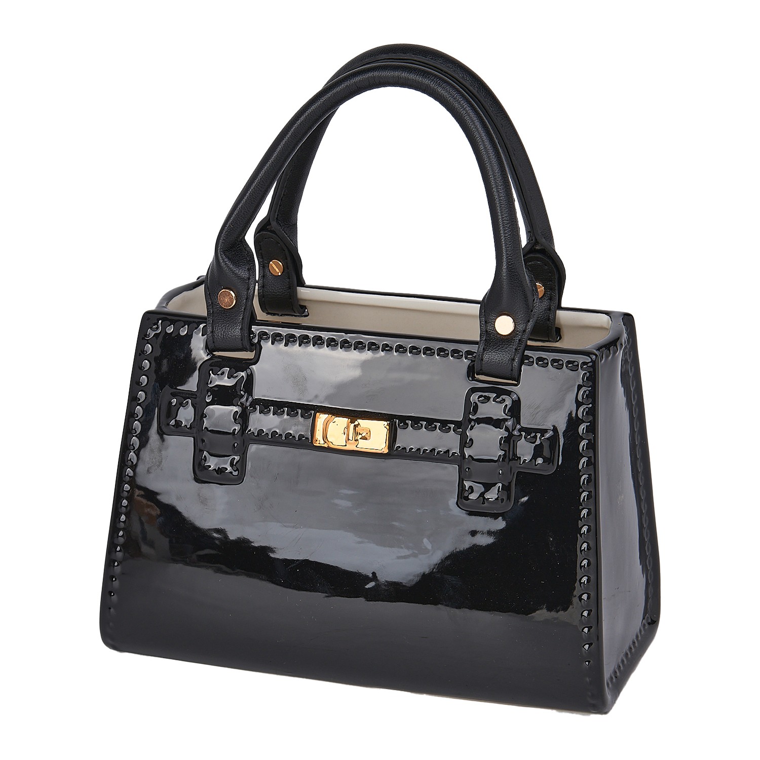 FIGURA CERAMICA BOLSO NEGRO