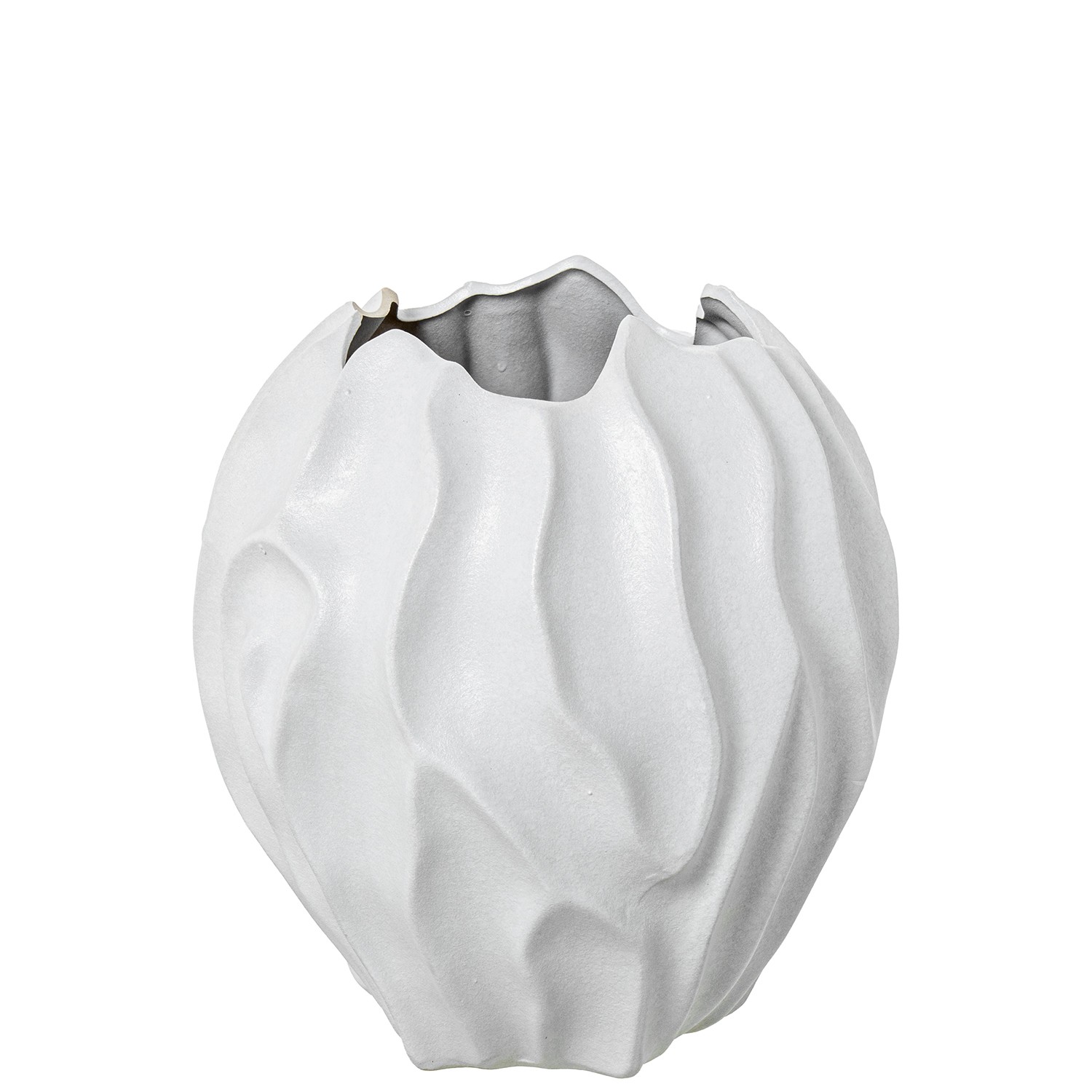 JARRÓN CERÁMICA BLANCO
