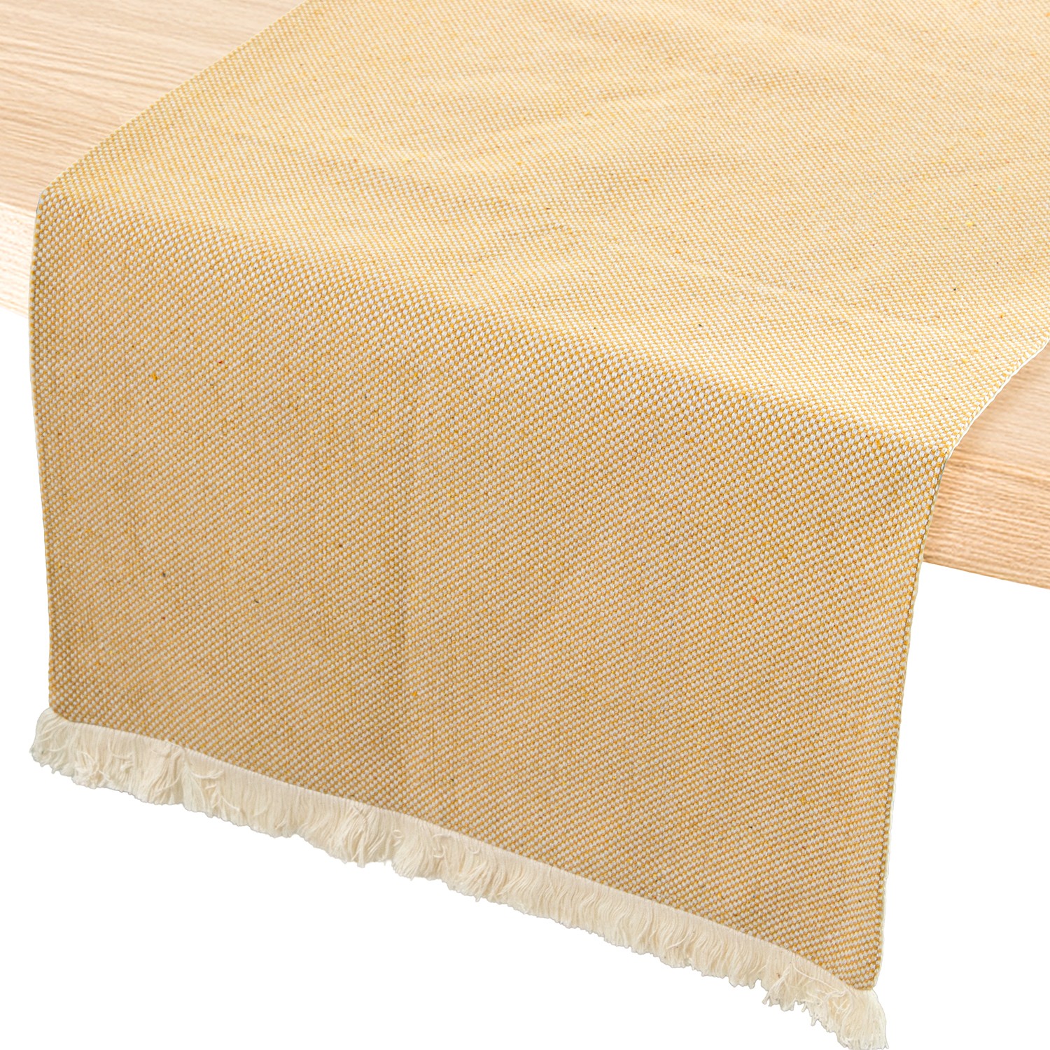 CAMINO DE MESA 45X160CM 55% PO% ALGODÓN BEIGE
