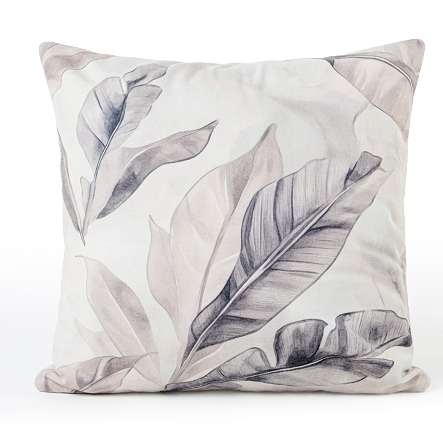 COJÍN 45X45CM 100% POLIÉSTER HOLIÉSTER CRUDO HOJAS