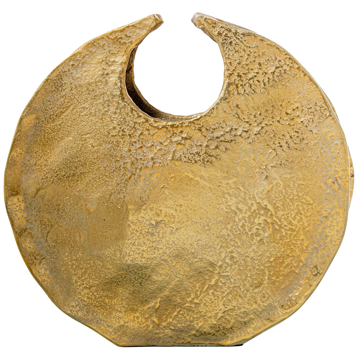 JARRÓN ALUMINIO 35CM ORO
