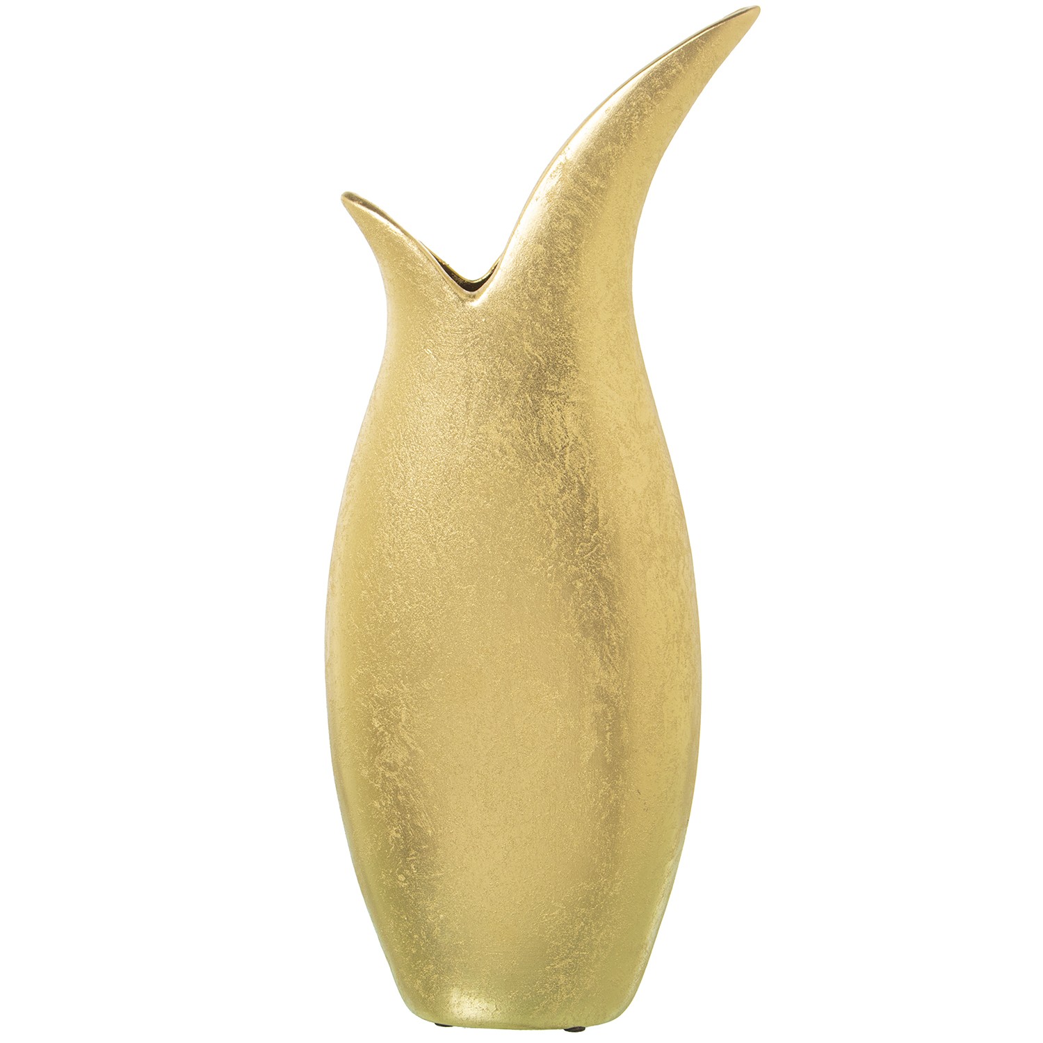 JARRÓN CERÁMICA 49CM OROROMBOS