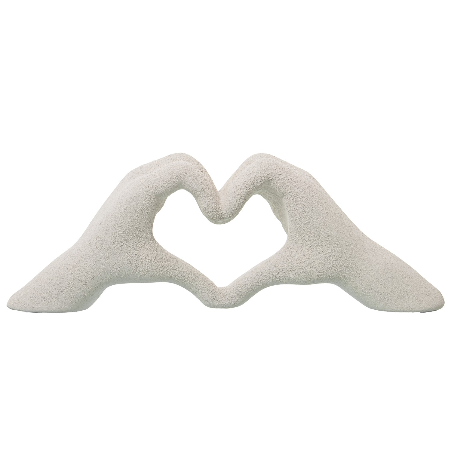 FIGURA MANOS CERÁMICA BEIGE ARARENA
