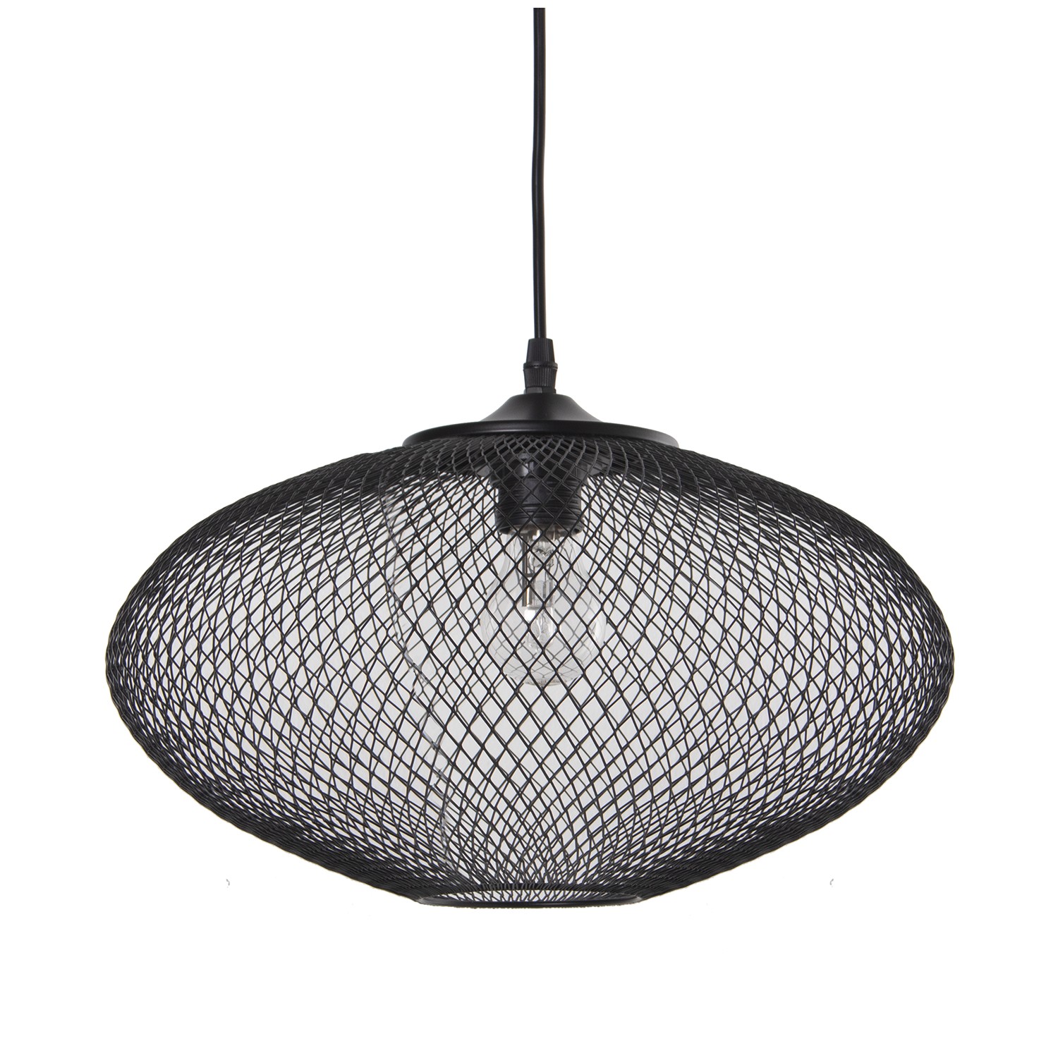 LÁMPARA DE TECHO METAL NEGRORE, 4XE27, MAX.40W NO INCLUIDAS