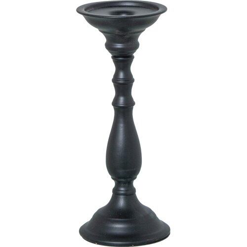 CANDELABRO METAL 25CM NEGRO