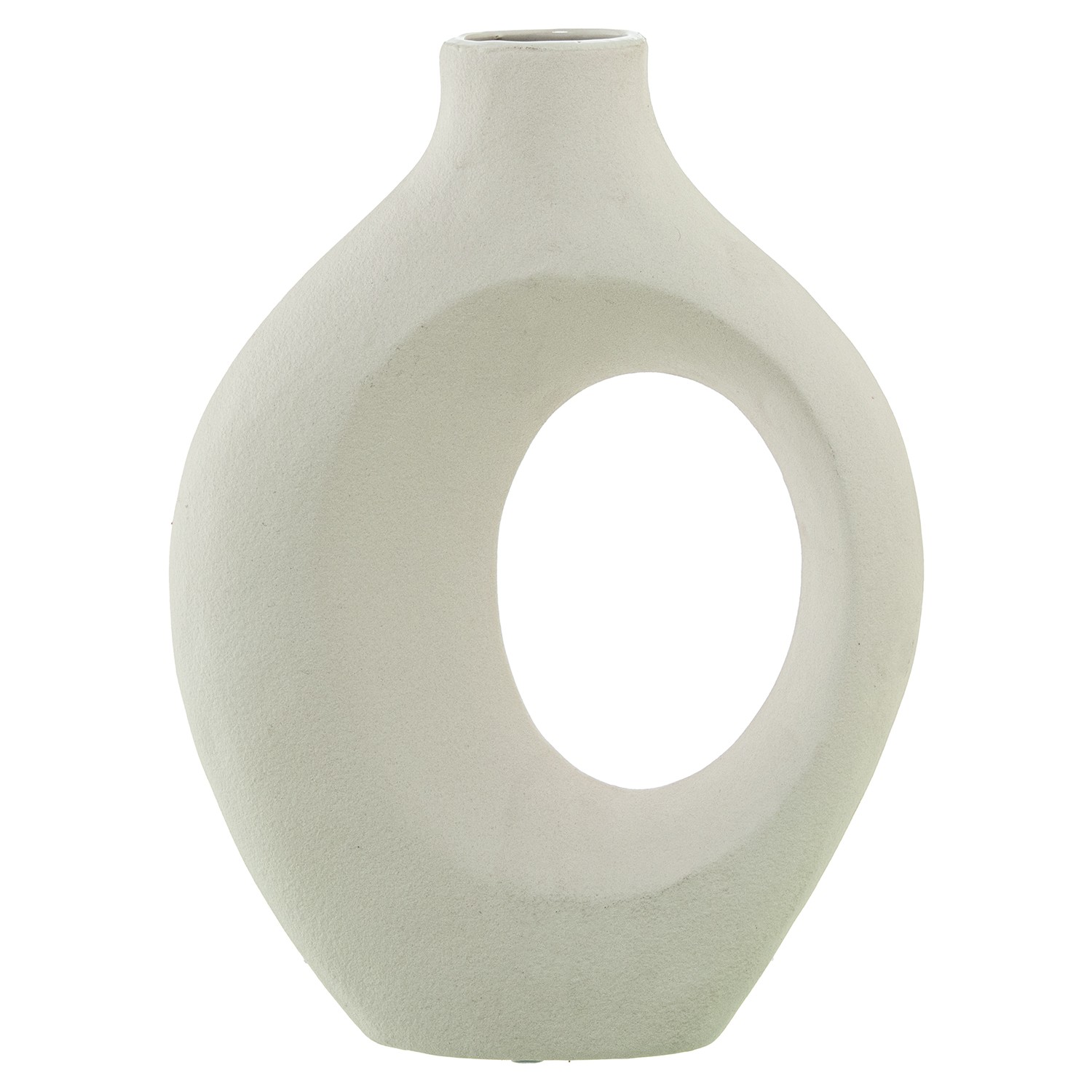 JARRÓN CERÁMICA 31CM BLANCO MA