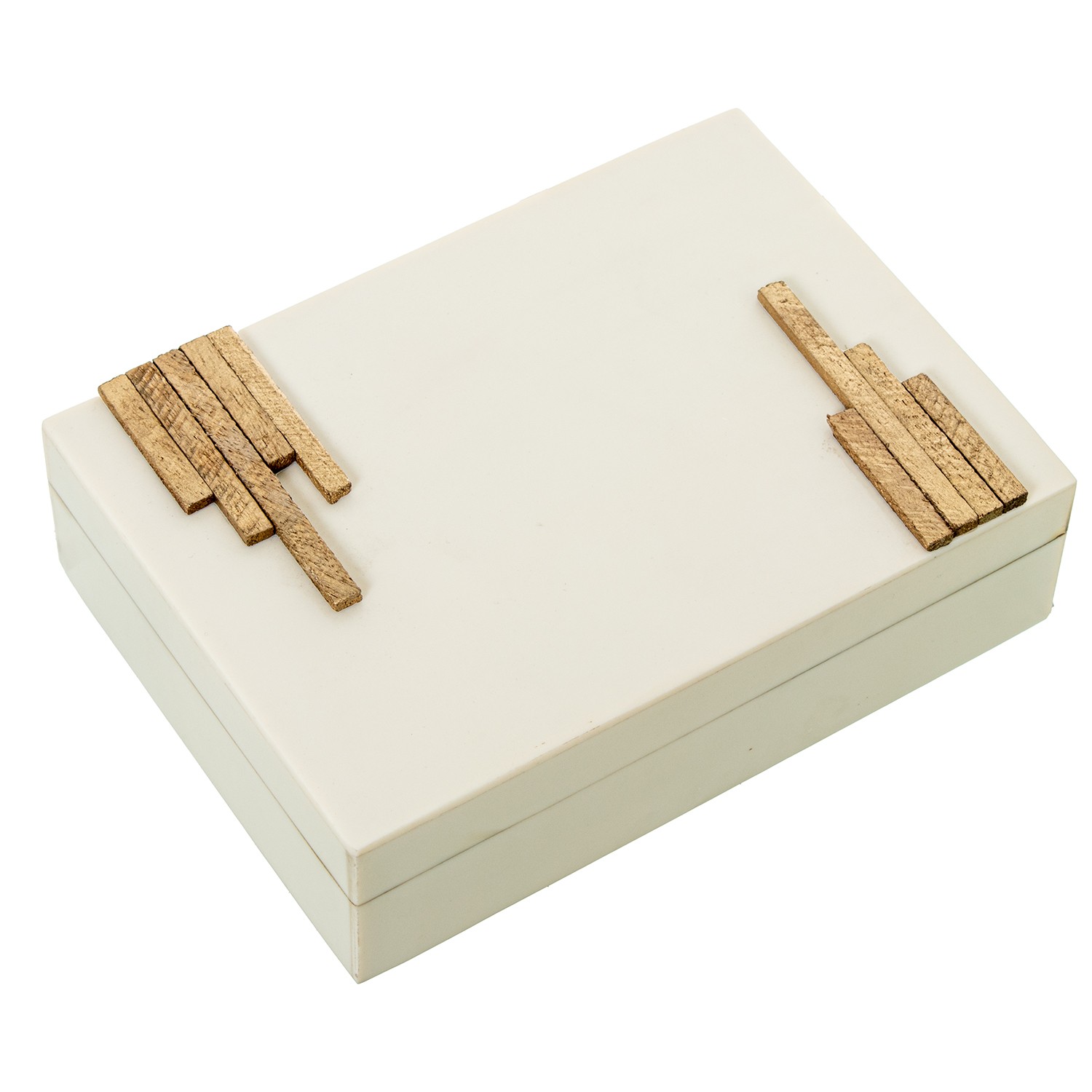 CAJA RESINA DE HUESO C/BASE MAUESO C/BASE MADERA