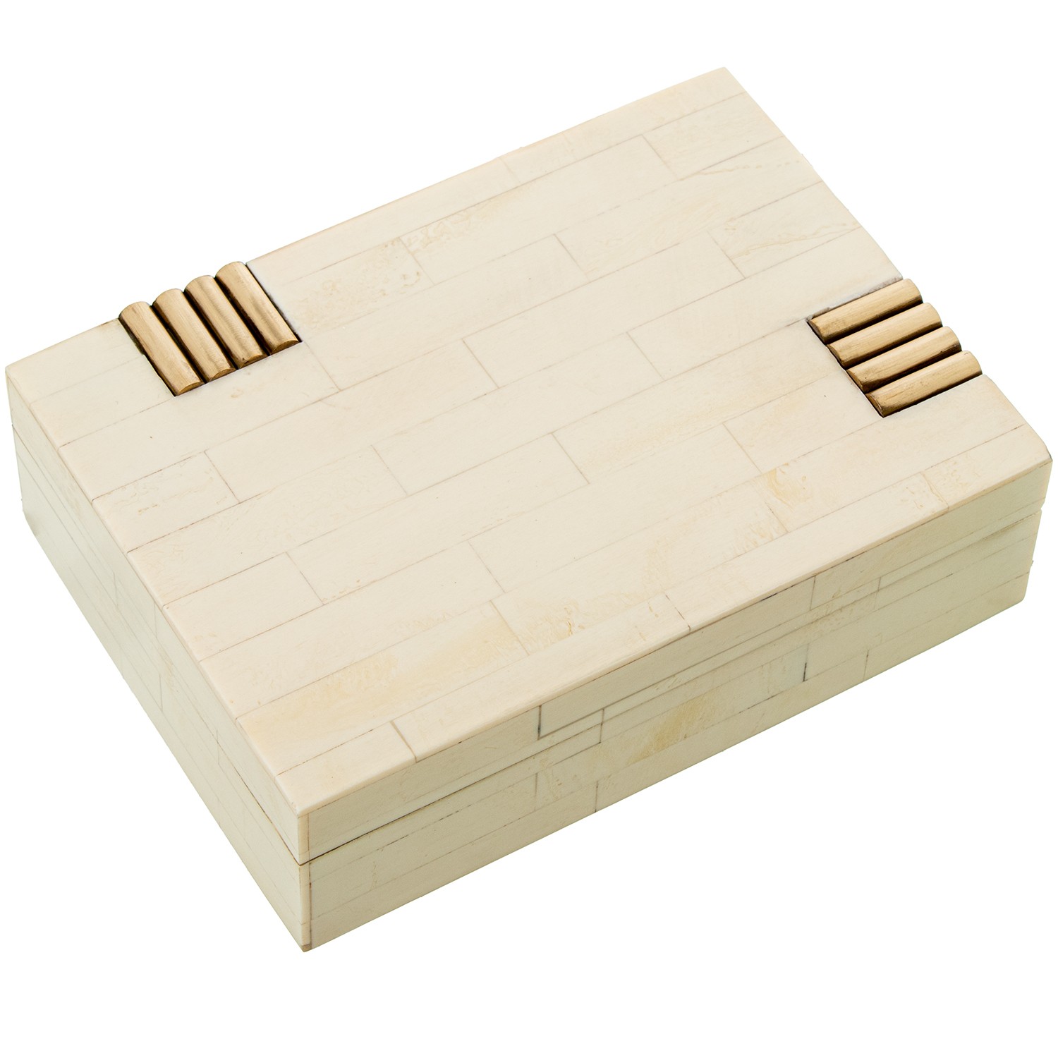 CAJA RESINA/HUESO C/BASE MADERO C/BASE MADERA