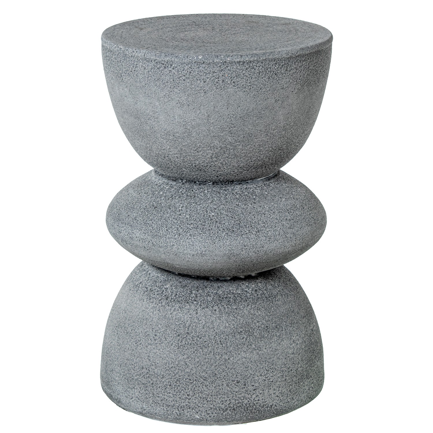 PEDESTAL CERÁMICA 50CM GRIS OSRENA