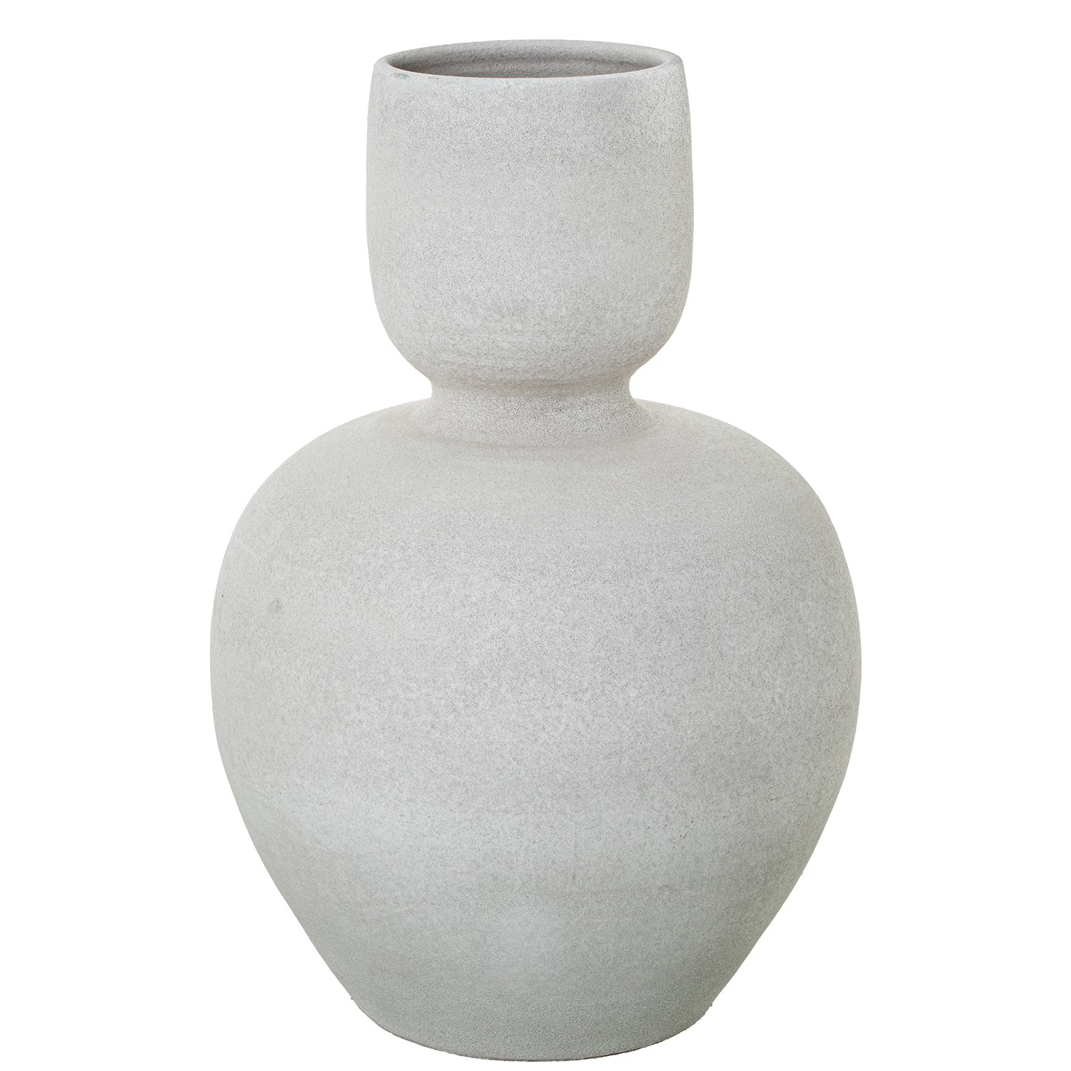 JARRON CERAMICA 60CM GRIS ARENLLO