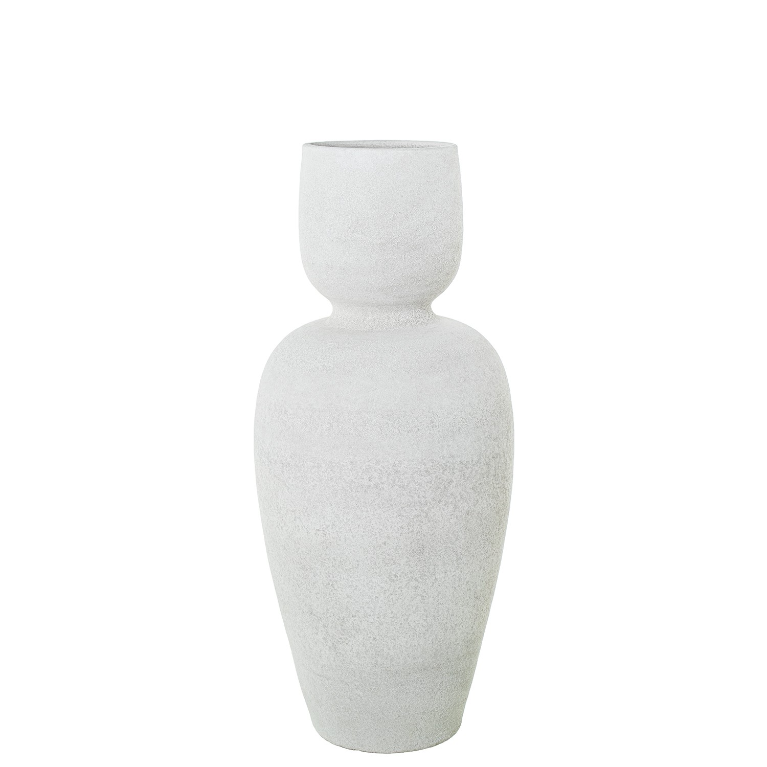 JARRON CERAMICA 60CM GRIS ARENA