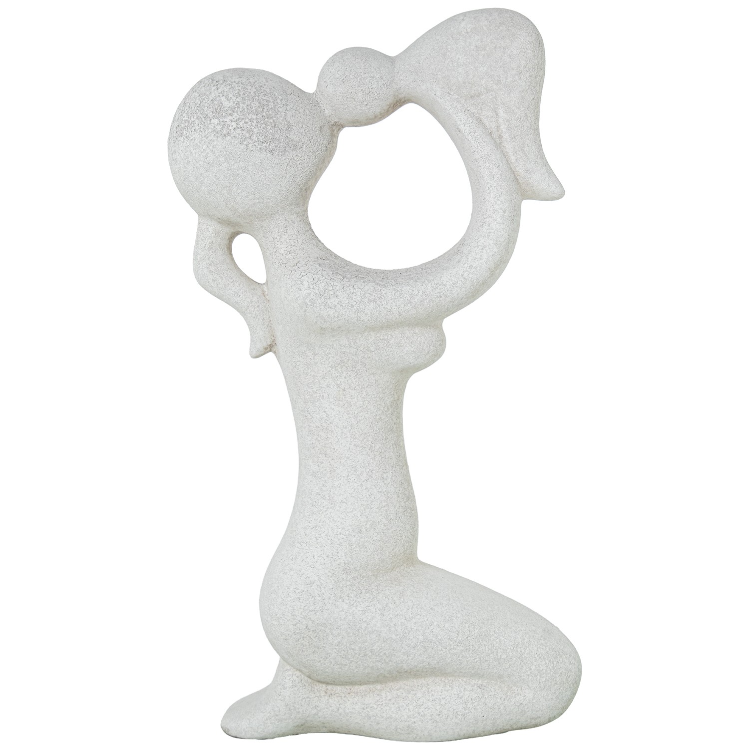 FIGURA CERÁMICA 40CM MUJER C/BARENA