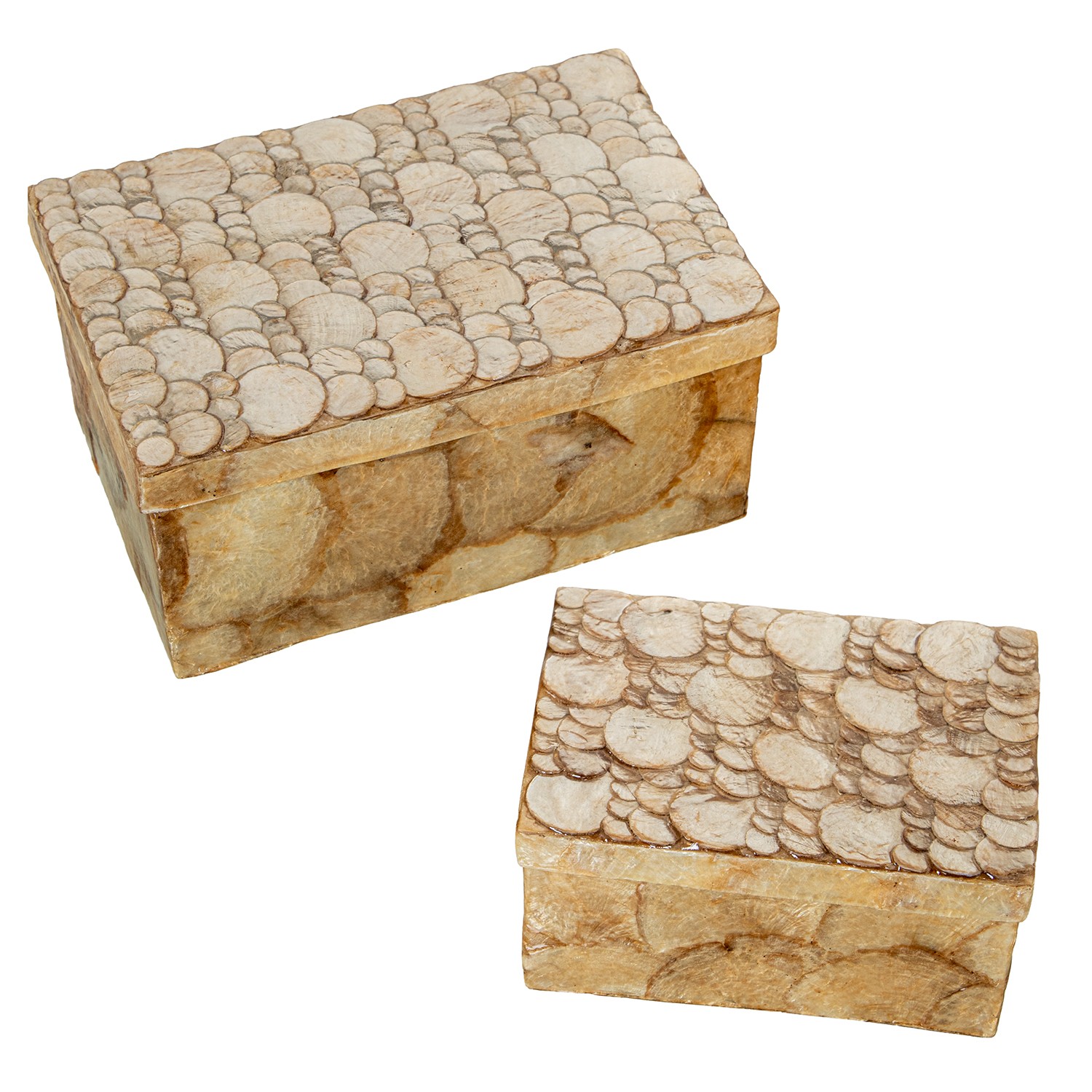 SET 2 CAJAS RECT. NACAR CIRCULTADO