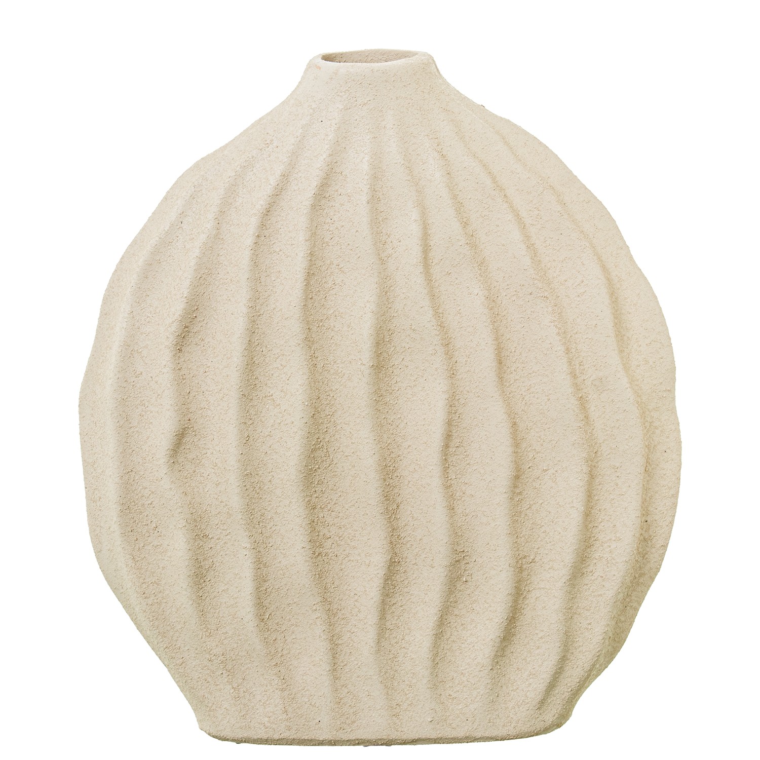 JARRÓN CERÁMICA 24,5CM CRUDO