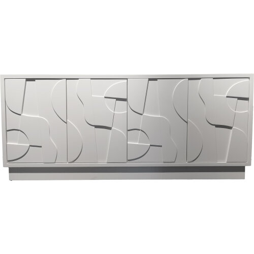 APARADOR MADERA DM BLANCO 4 PU