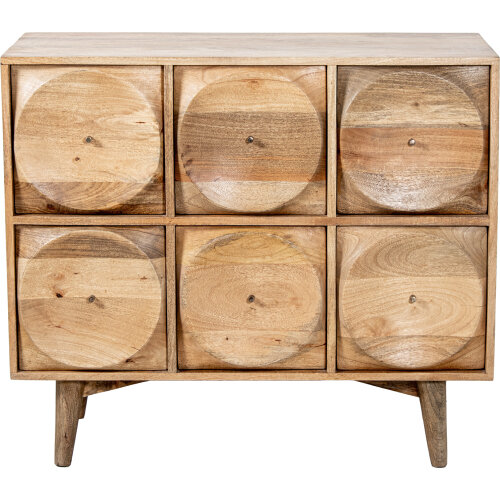 MUEBLE ENTRADA MADERA MANGO C/PUERTAS PATAS METAL DORADO