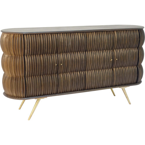 APARADOR MADERA MANGO 4 PUERTA