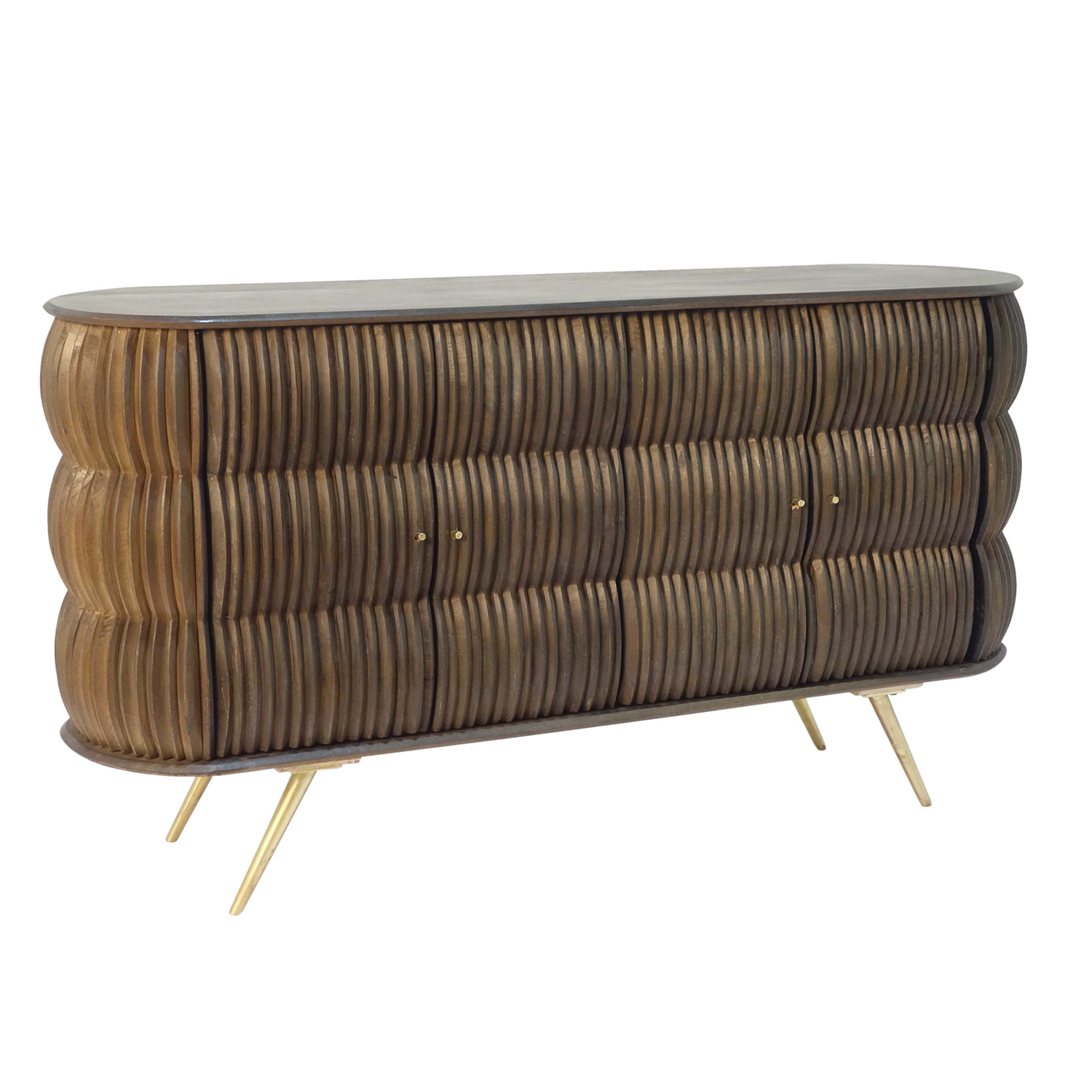 APARADOR MADERA MANGO 4 PUERTA