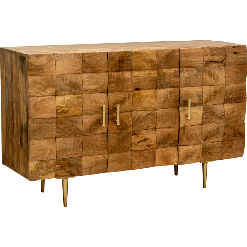 APARADOR MADERA MANGO C/6 CAJO2335