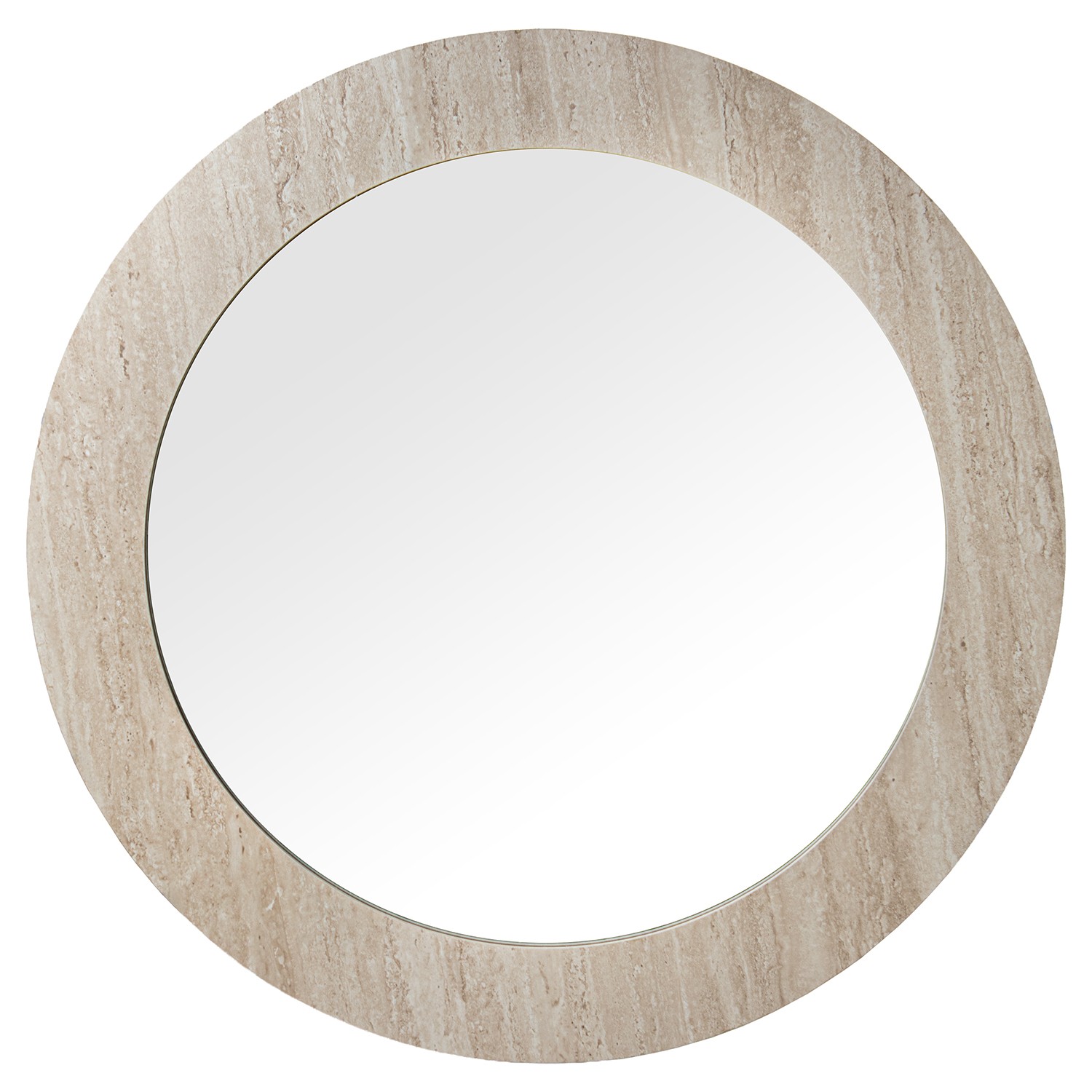 ESPEJO PARED ø80CM MADERA DM+PRTINO C/2 PUERTAS PATAS METAL